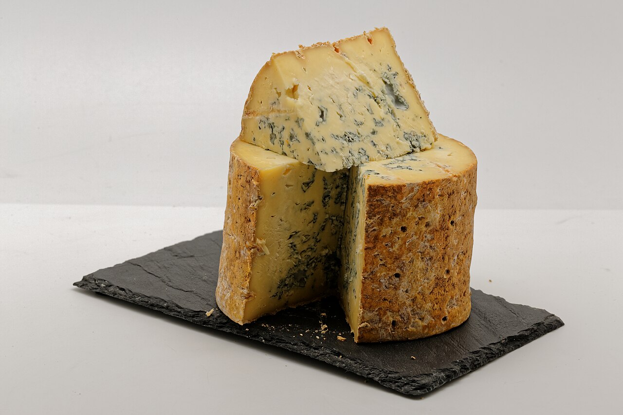 Fourme de Montbrison : Fromage bleu AOP Fourme de Montbrison, photo fromage du Forez
