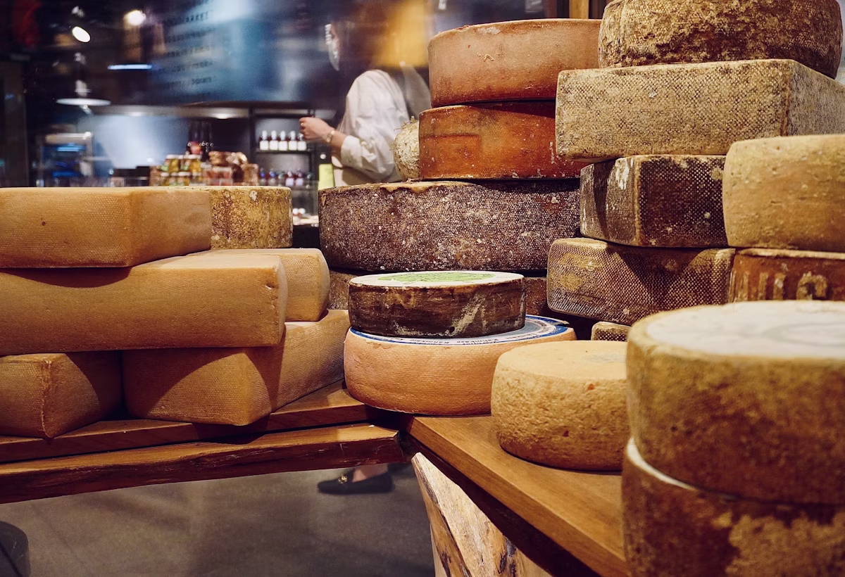 Fromage de montagne à pâte pressée pour une collection alpine française