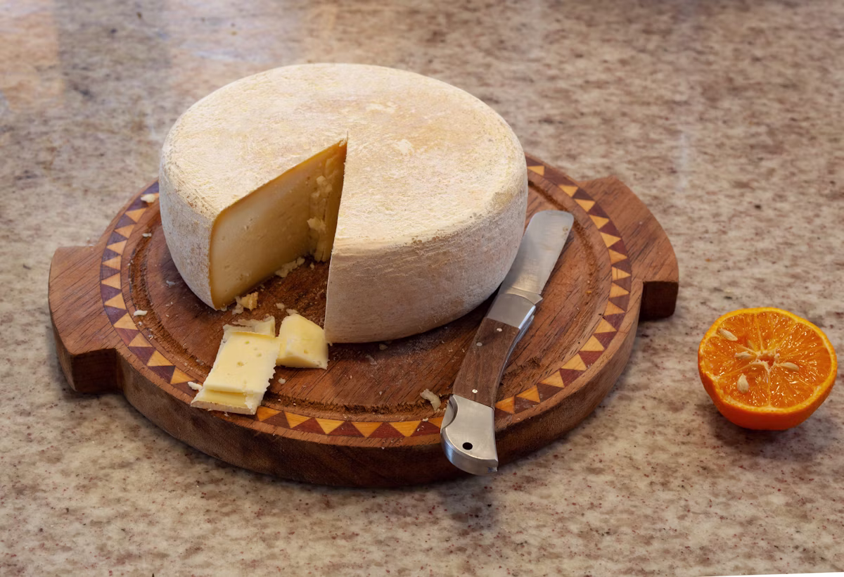 Fromage de chèvre de la Loire avec forme et affinage caractéristiques